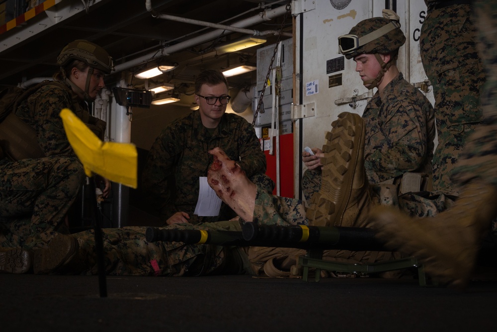31st MEU conducts Mass Casualty Training Rehearsal