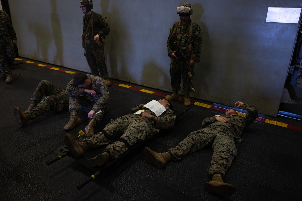 31st MEU conducts Mass Casualty Training Rehearsal