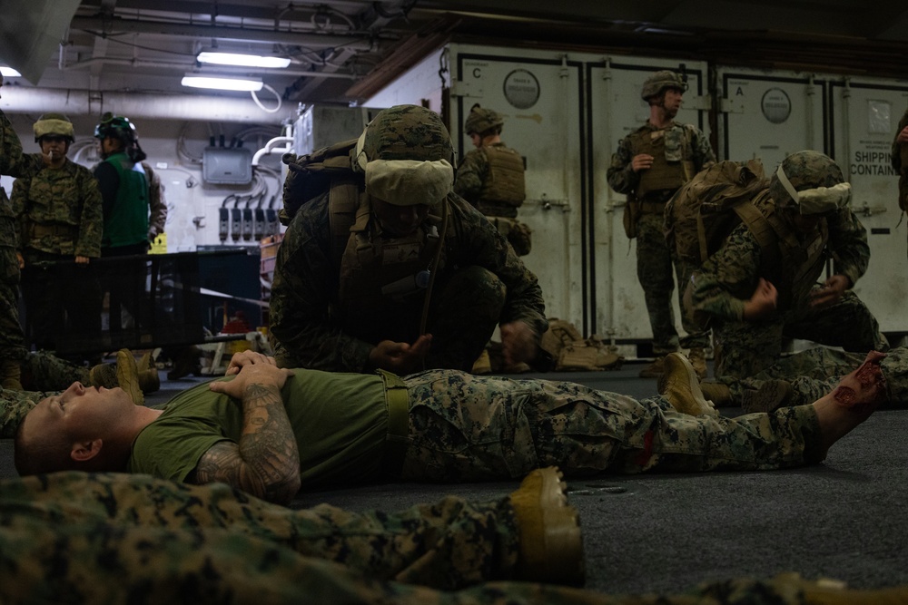 31st MEU conducts Mass Casualty Training Rehearsal