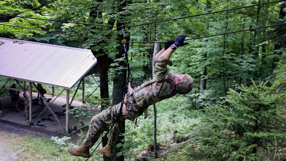 NBWC2024 competitors practice mountain skills