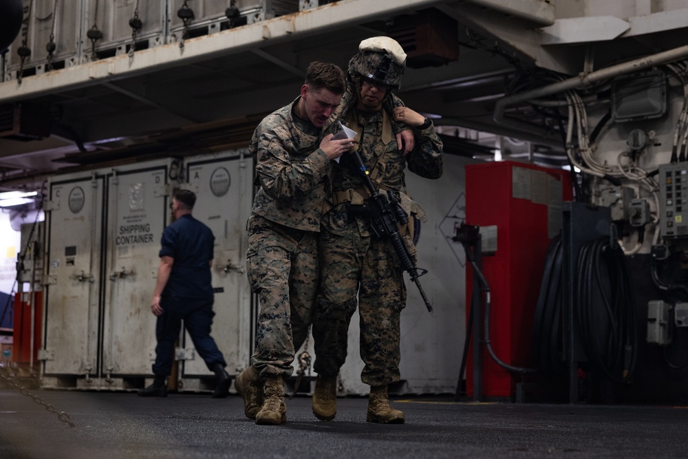 31st MEU conducts Mass Casualty Training Rehearsal