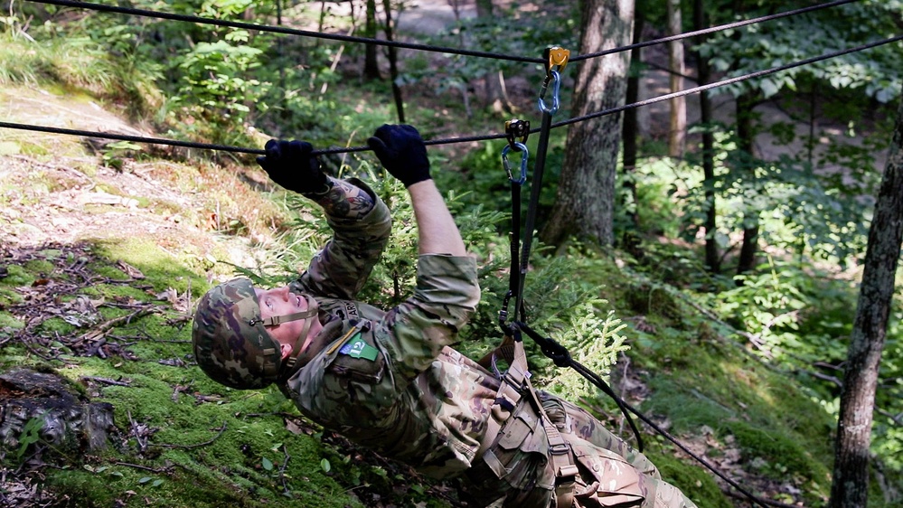 NBWC2024 competitors practice mountain skills