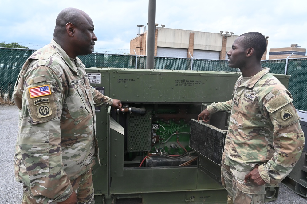 D.C. National Guard generator mechanic serves as a connector for both mission and people