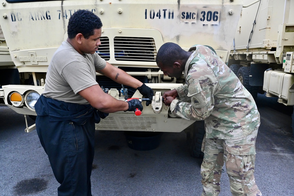 D.C. National Guard generator mechanic serves as a connector for both mission and people