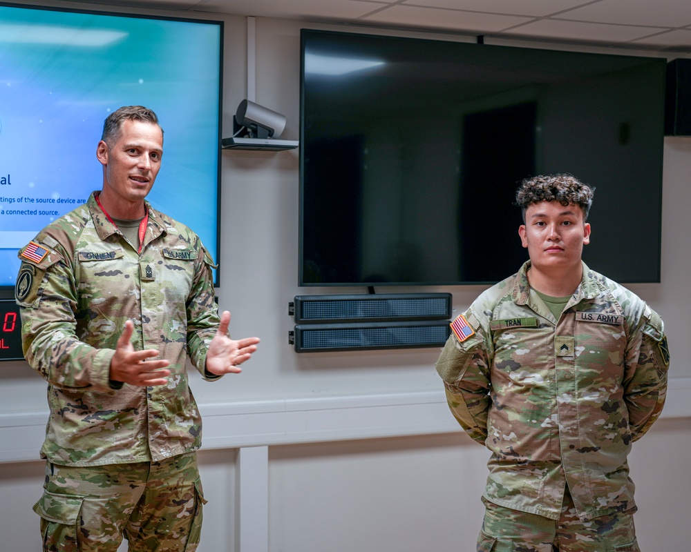 U.S. Army Sgt. Kevin Tran Promotion Ceremony