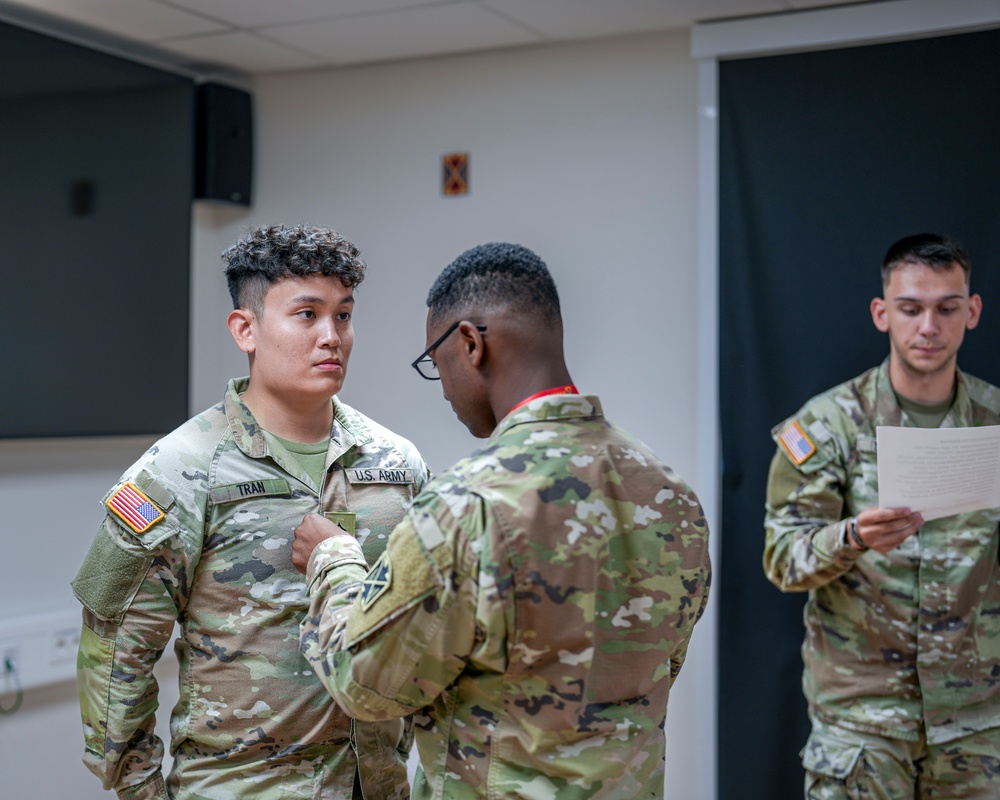 U.S. Army Sgt. Kevin Tran Promotion Ceremony
