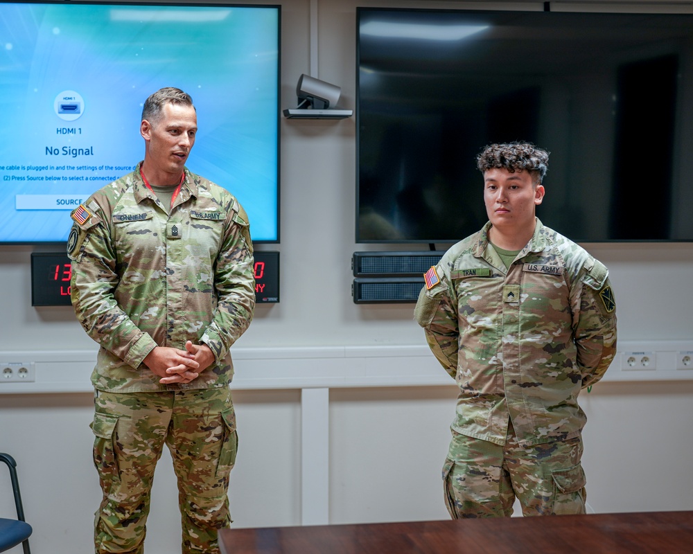 U.S. Army Sgt. Kevin Tran Promotion Ceremony
