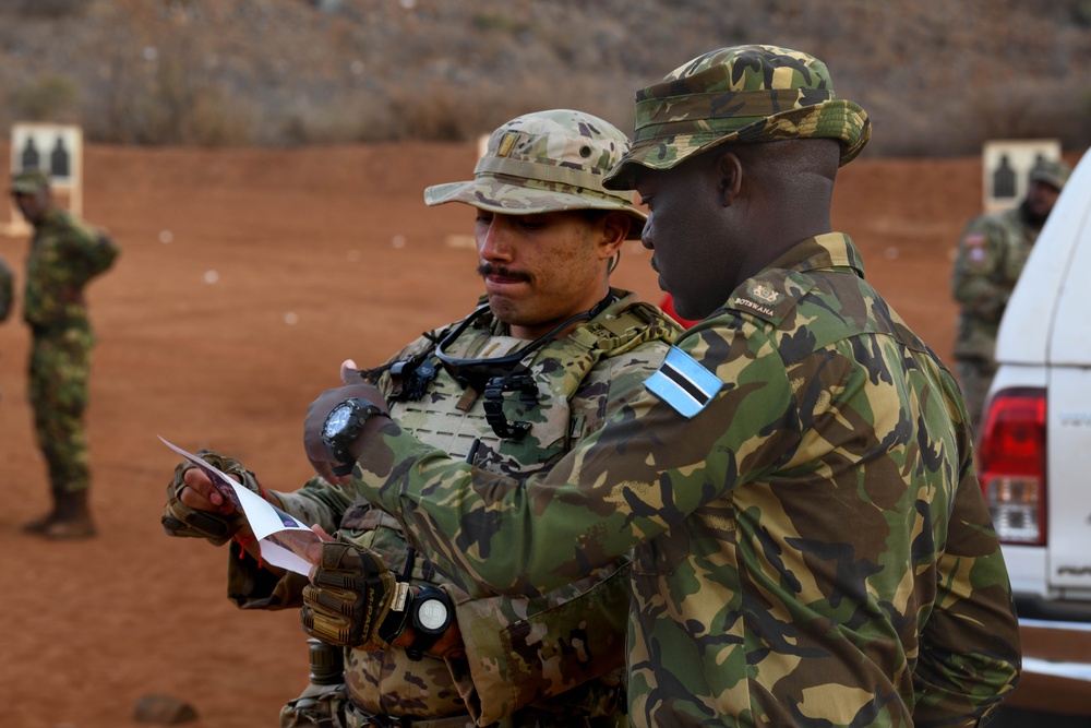 North Carolina National Guard, Botswana Defence Force conduct range drills