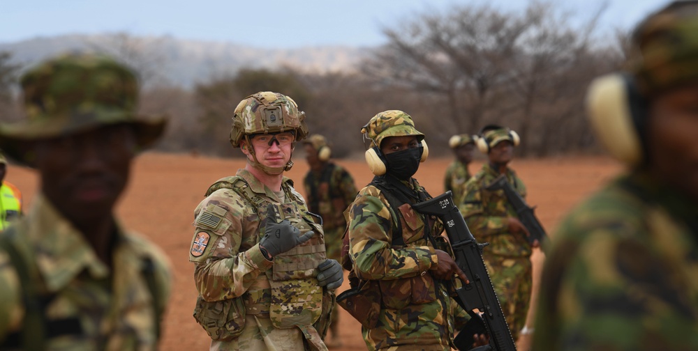 North Carolina National Guard, Botswana Defence Force conduct range drills