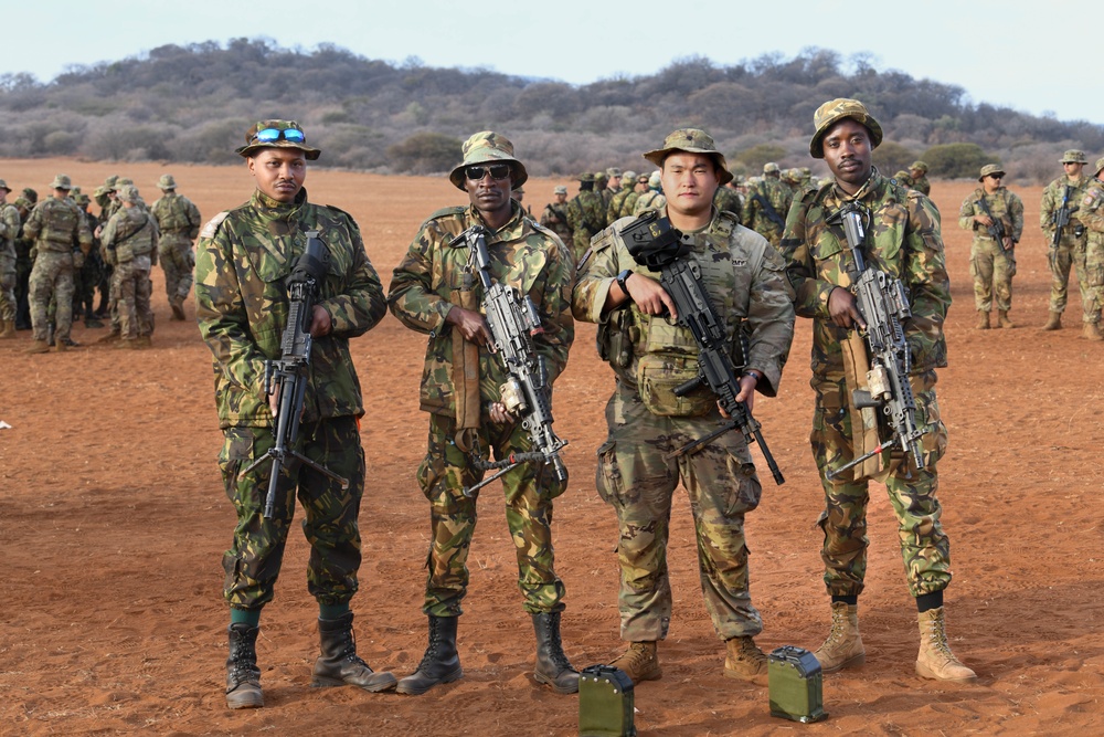 North Carolina National Guard, Botswana Defence Force conduct range drills