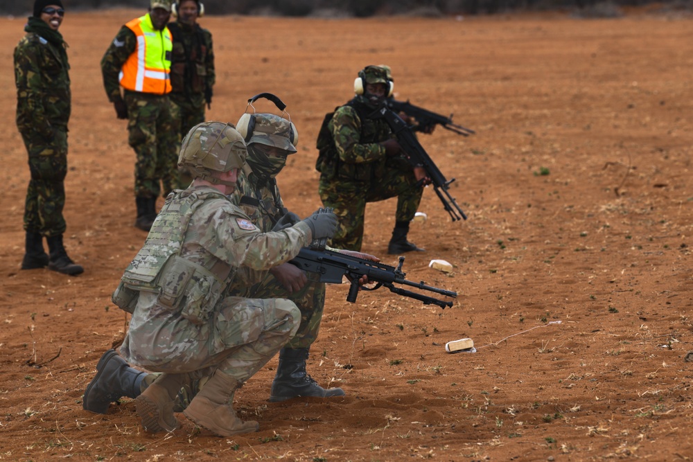 North Carolina National Guard, Botswana Defence Force conduct range drills