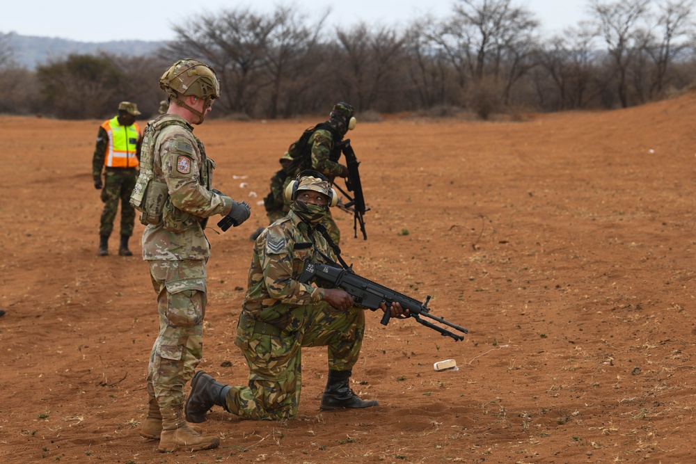 North Carolina National Guard, Botswana Defence Force conduct range drills