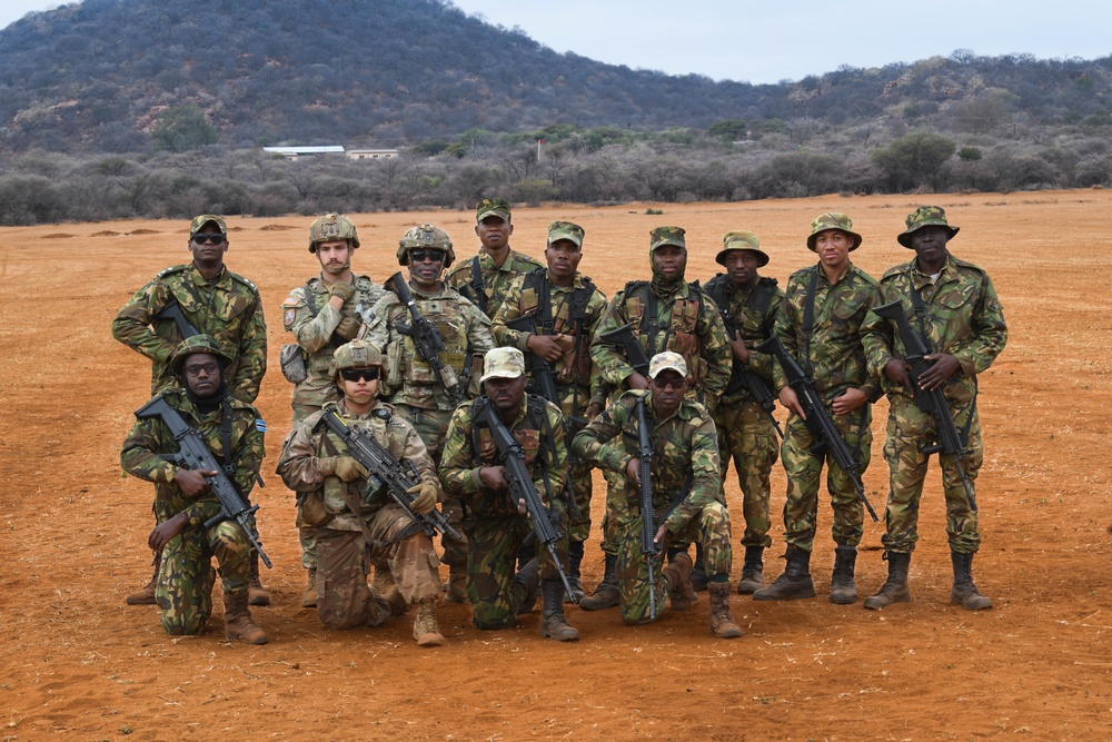 North Carolina National Guard, Botswana Defence Force conduct range drills