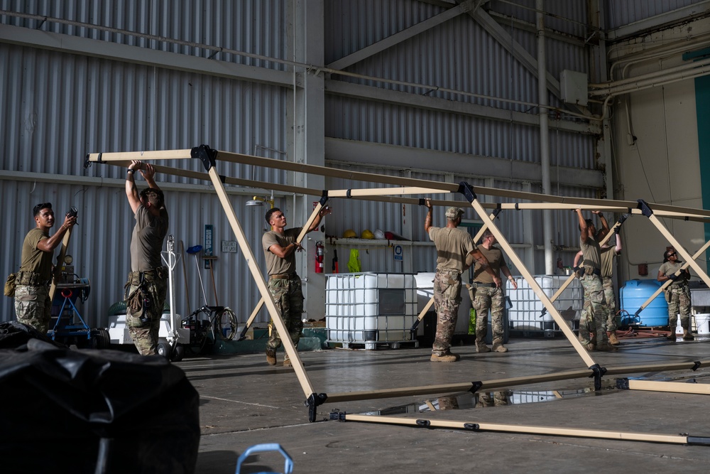 MST Airmen establish FOB during EW 24 FTX II