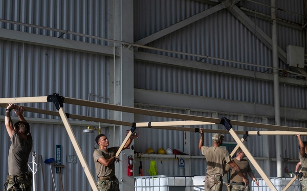 MST Airmen establish FOB during EW 24 FTX II