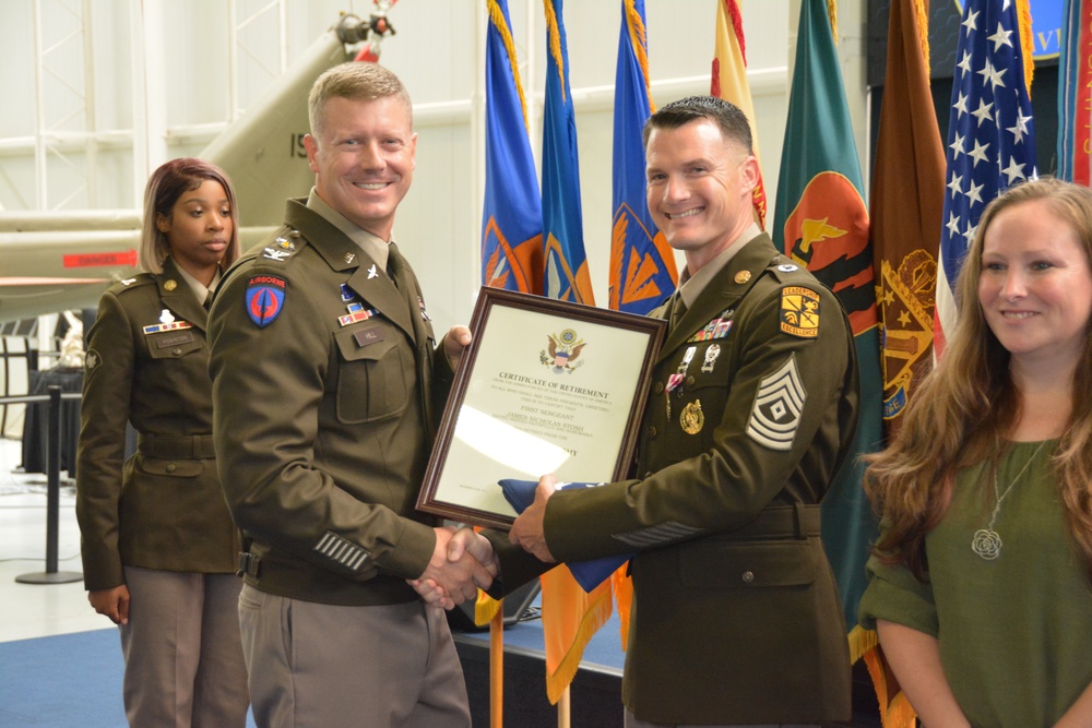150 years of combined service - 3 Soldiers and 2 DA Civilians retire from Fort Novosel