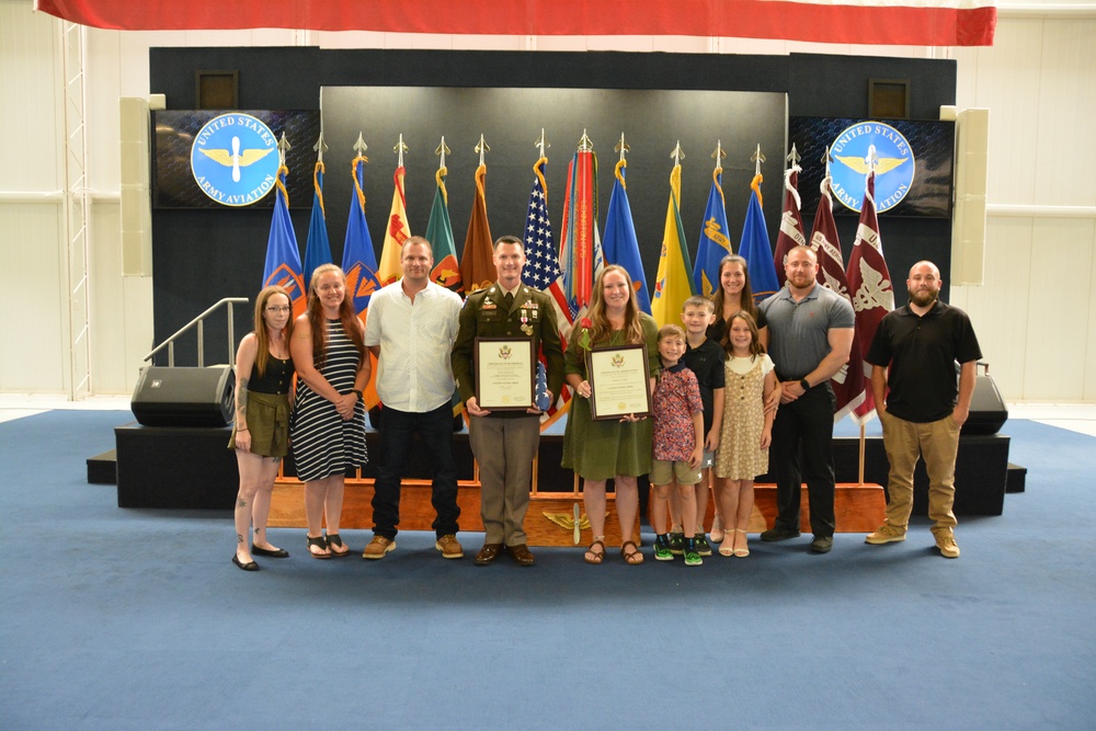 150 years of combined service - 3 Soldiers and 2 DA Civilians retire from Fort Novosel