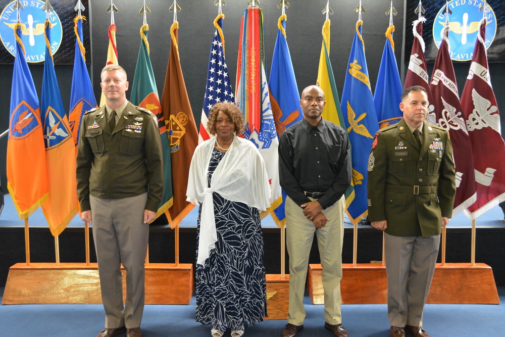 150 years of combined service - 3 Soldiers and 2 DA Civilians retire from Fort Novosel