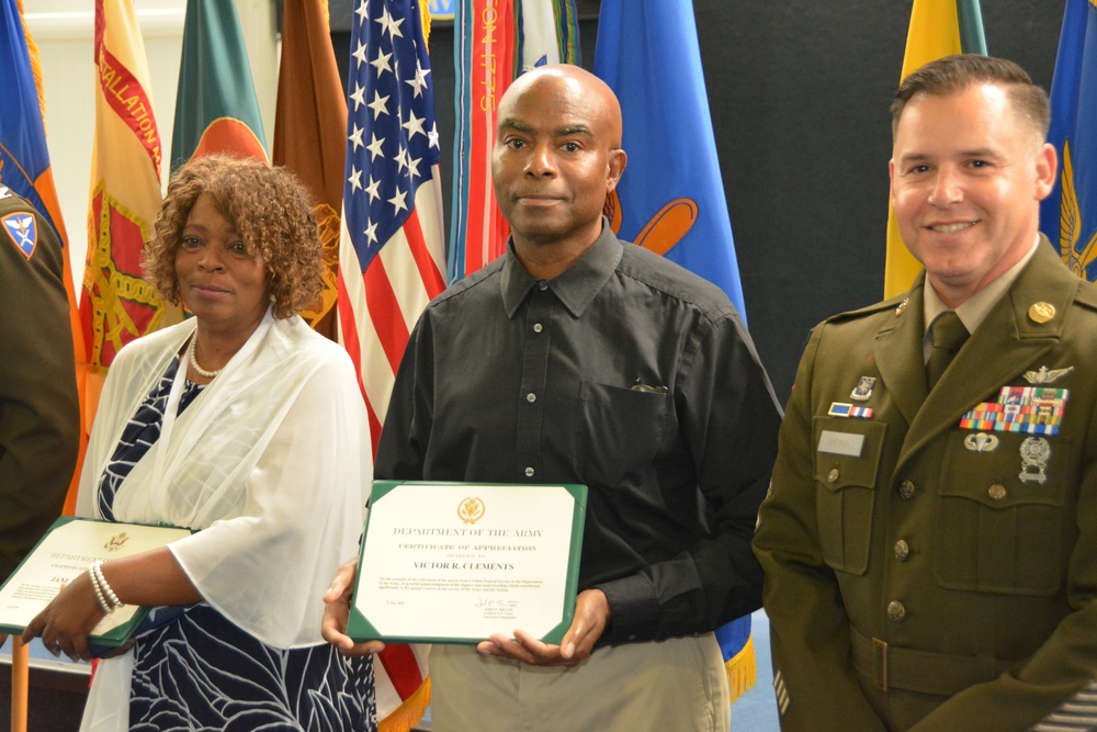 150 years of combined service - 3 Soldiers and 2 DA Civilians retire from Fort Novosel