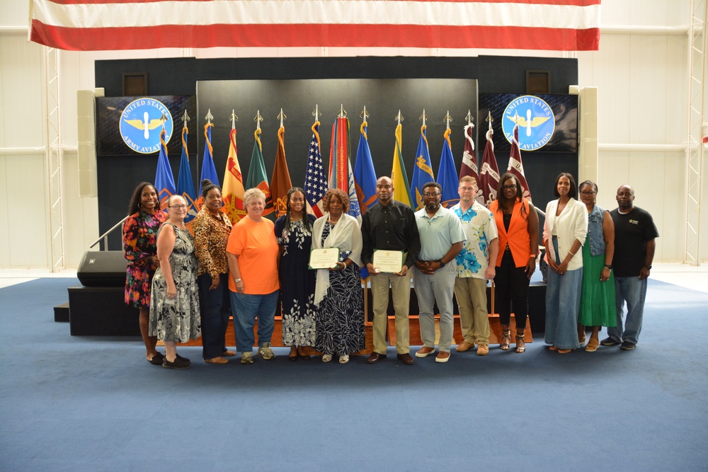 150 years of combined service - 3 Soldiers and 2 DA Civilians retire from Fort Novosel