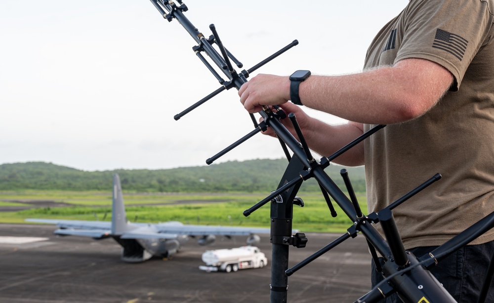 MST Airmen establish FOB during EW 24 FTX II
