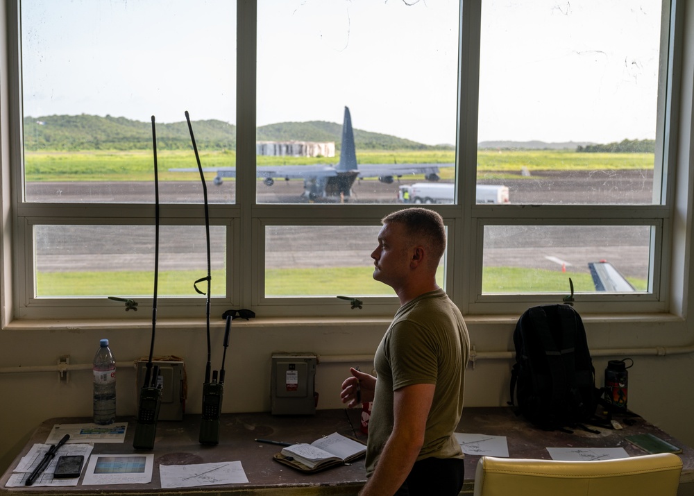MST Airmen establish FOB during EW 24 FTX II