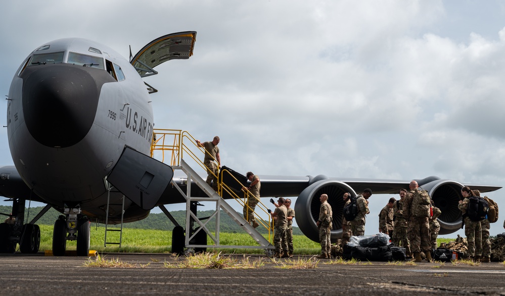 MST Airmen establish FOB during EW 24 FTX II