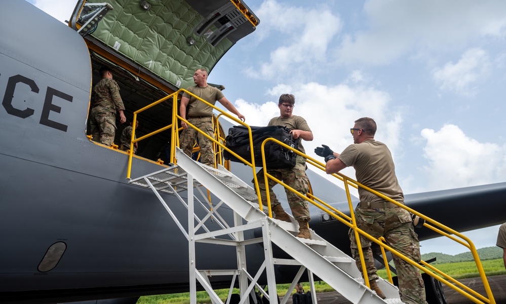 MST Airmen establish FOB during EW 24 FTX II