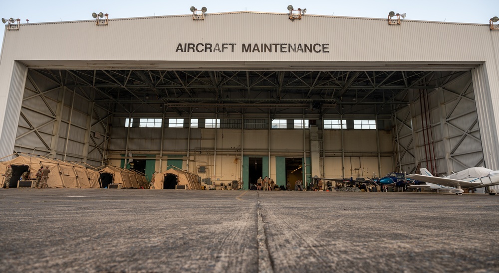 MST Airmen establish FOB during EW 24 FTX II