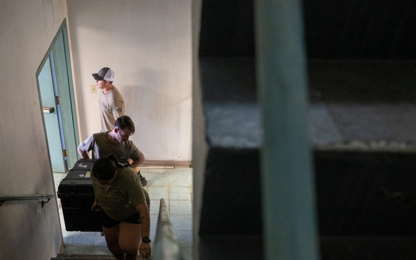 MST Airmen establish FOB during EW 24 FTX II