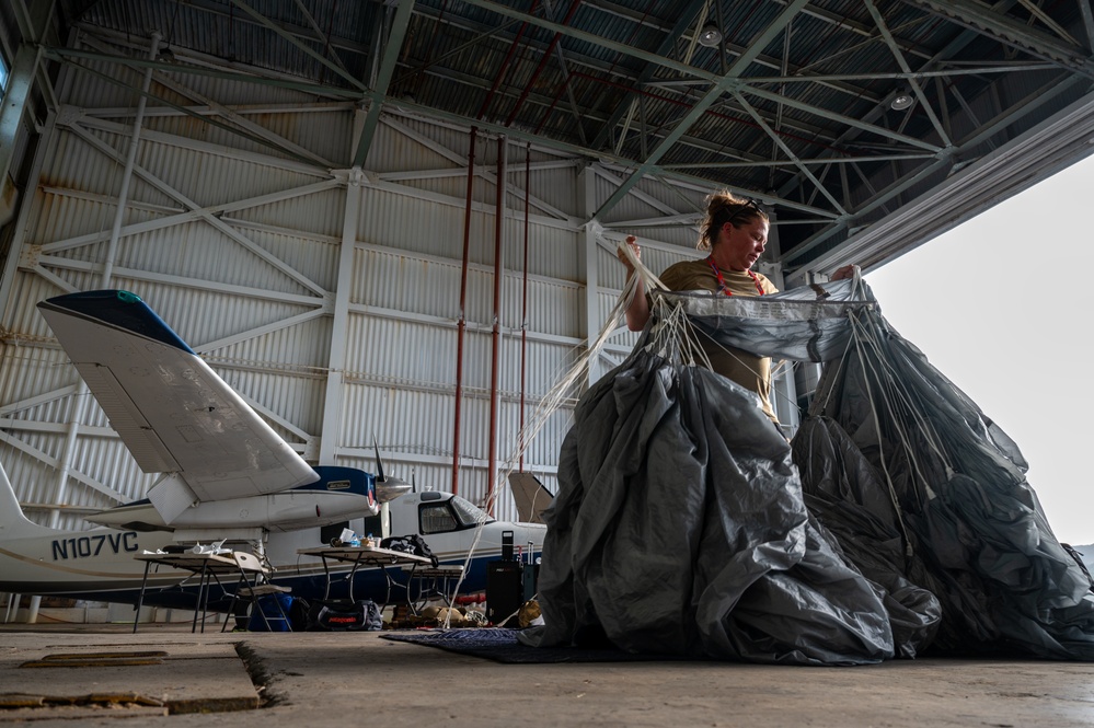 MST Airmen establish FOB during EW 24 FTX II