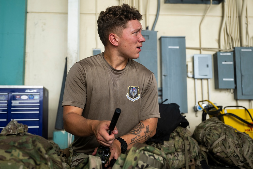 MST Airmen establish FOB during EW 24 FTX II