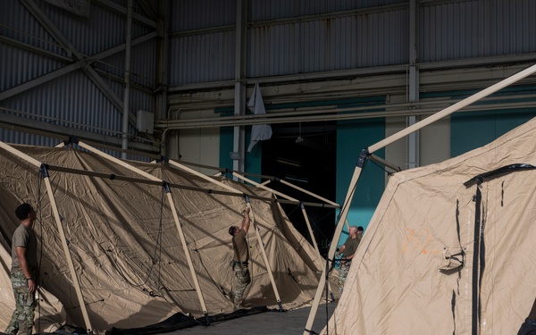 MST Airmen establish FOB during EW 24 FTX II