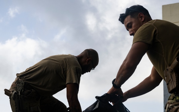 MST Airmen establish FOB during EW 24 FTX II