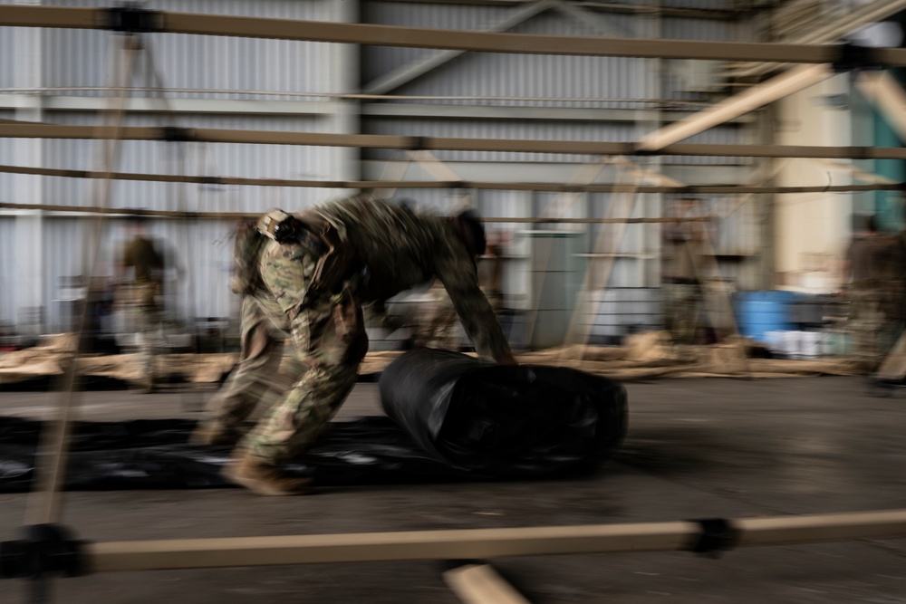 MST Airmen establish FOB during EW 24 FTX II