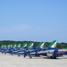 Frecce Tricolori arrive at Stewart Air National Guard Base