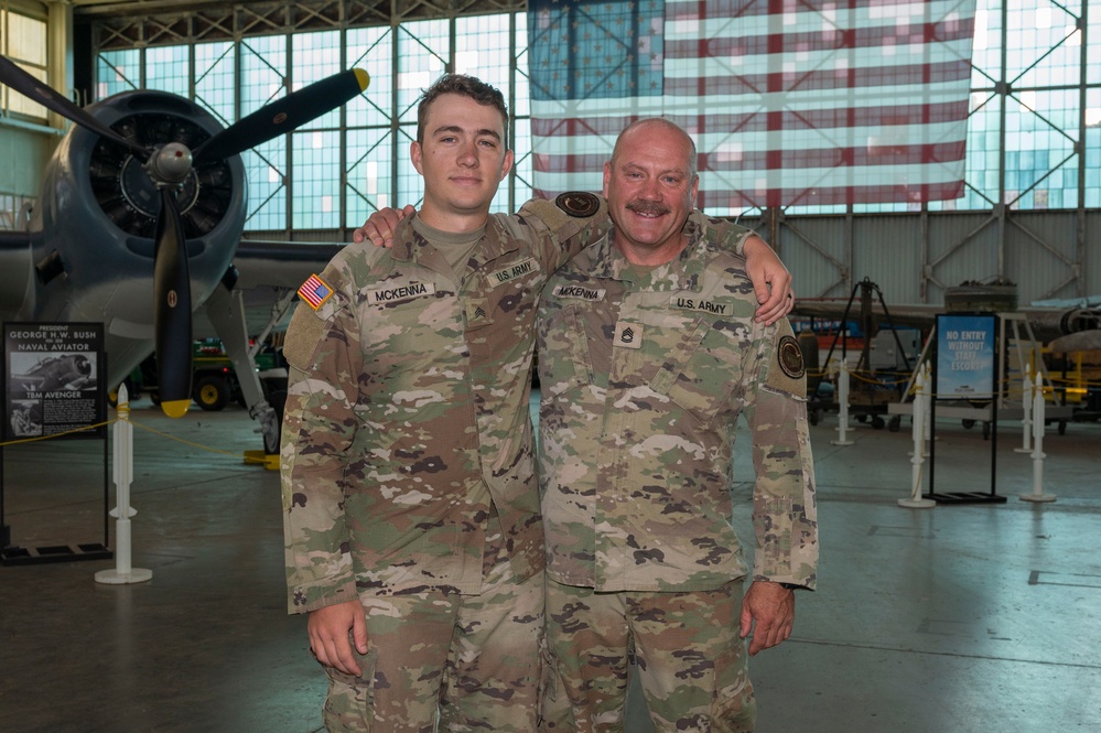 Father and son Civil Engineers untie for IRT mission