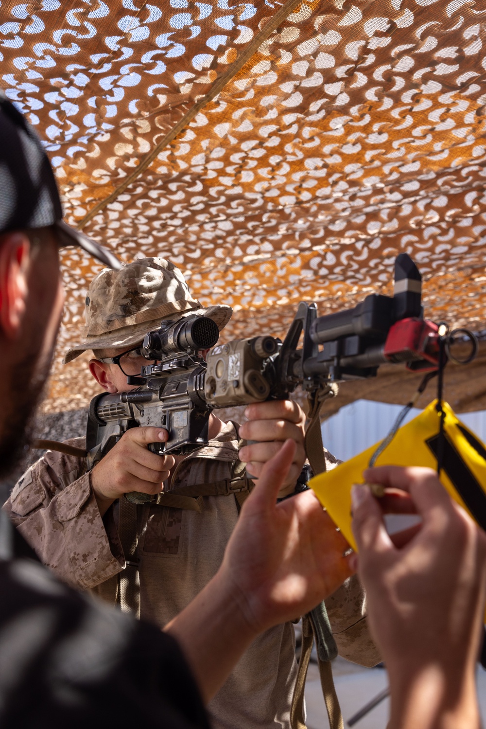Marines are issued Marine Corps Tactical Instrumentation System gear during SLTE 5-24