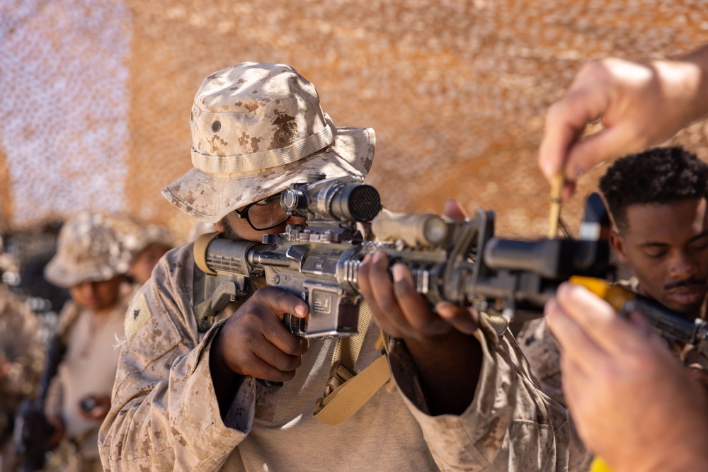 Marines are issued Marine Corps Tactical Instrumentation System gear during SLTE 5-24