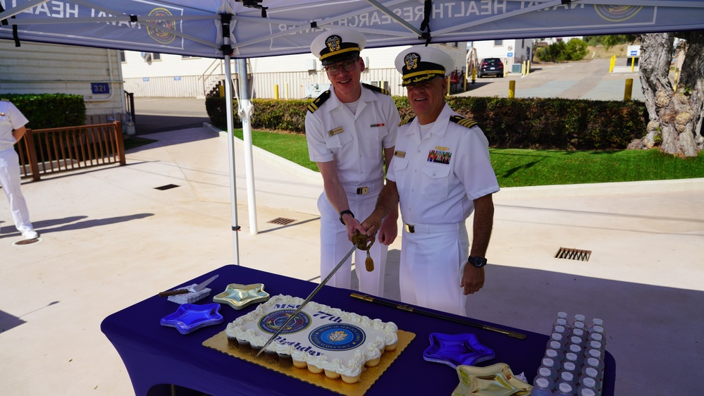 Naval Health Research Center Celebrates Medical Service Corps 77th Birthday