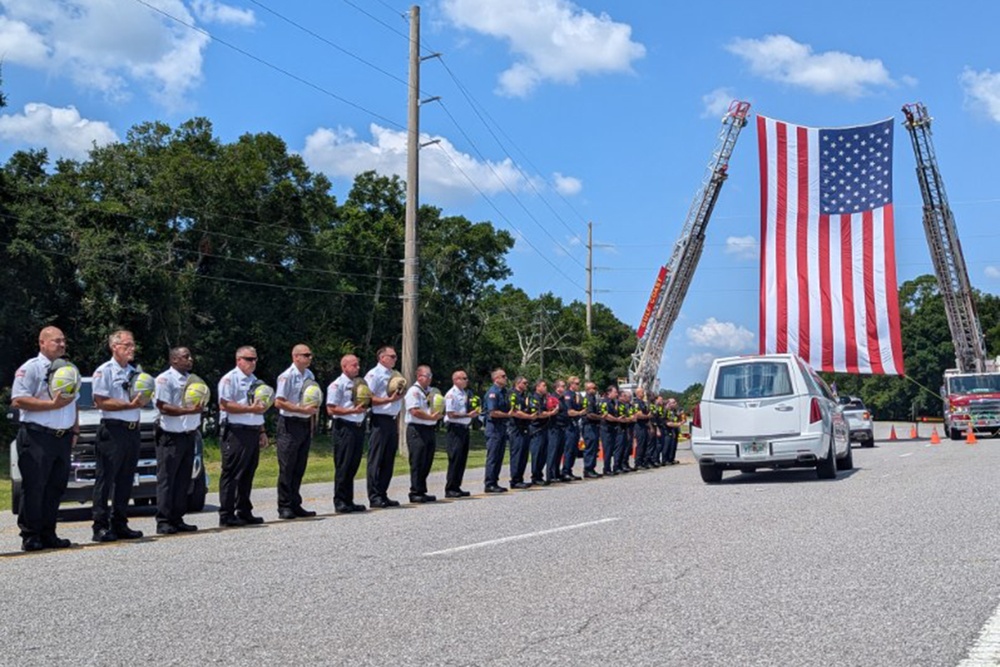 Master Chief Radioman James Kelly Funeral Procession