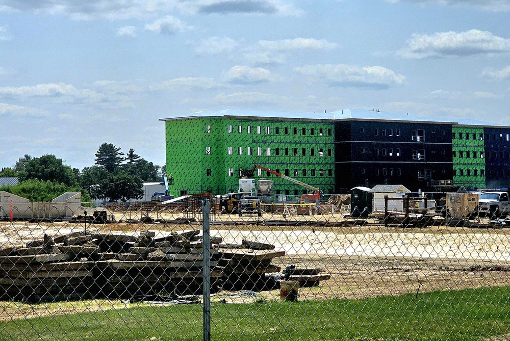 Fiscal year 2023-funded barracks project rolls into August at 3 percent complete; work continues steadily