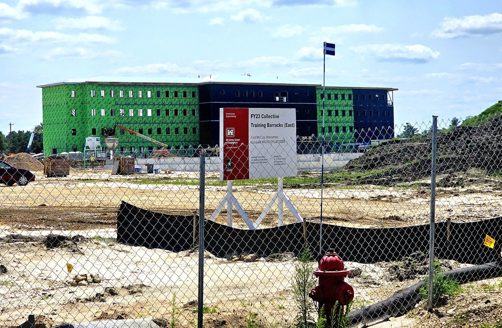 Fiscal year 2023-funded barracks project rolls into August at 3 percent complete; work continues steadily