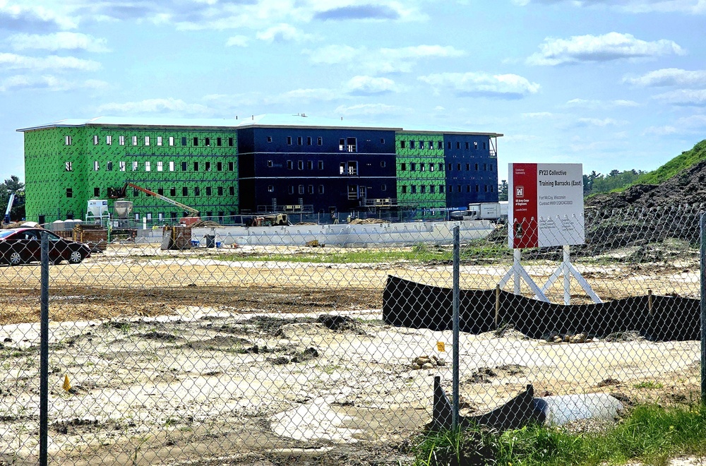 Fiscal year 2023-funded barracks project rolls into August at 3 percent complete; work continues steadily