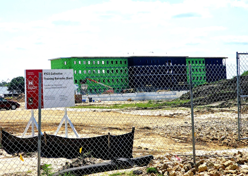Fiscal year 2023-funded barracks project rolls into August at 3 percent complete; work continues steadily