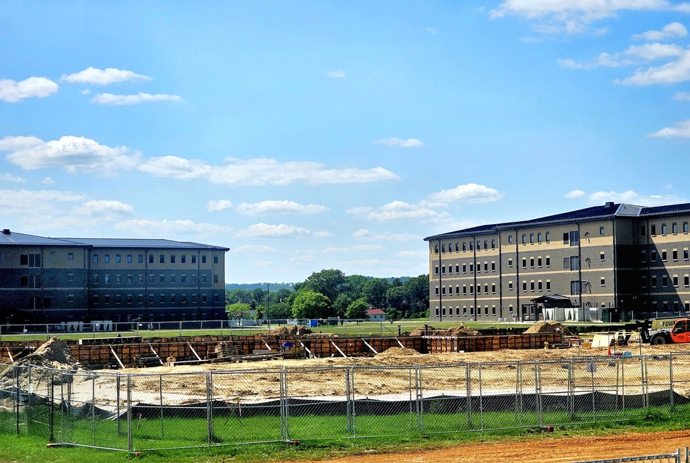Fiscal year 2023-funded barracks project rolls into August at 3 percent complete; work continues steadily