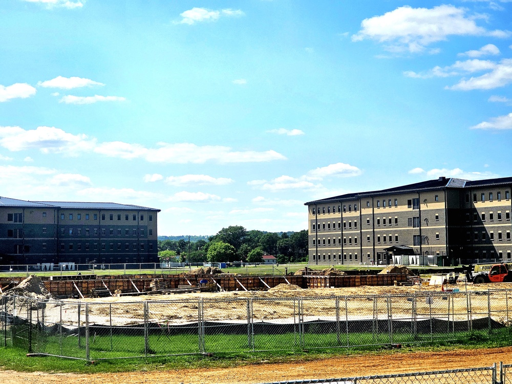 Fiscal year 2023-funded barracks project rolls into August at 3 percent complete; work continues steadily