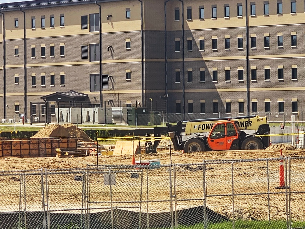 Fiscal year 2023-funded barracks project rolls into August at 3 percent complete; work continues steadily