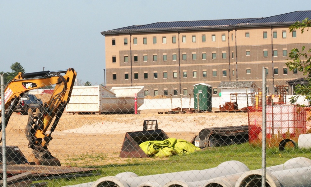 Fiscal year 2023-funded barracks project rolls into August at 3 percent complete; work continues steadily