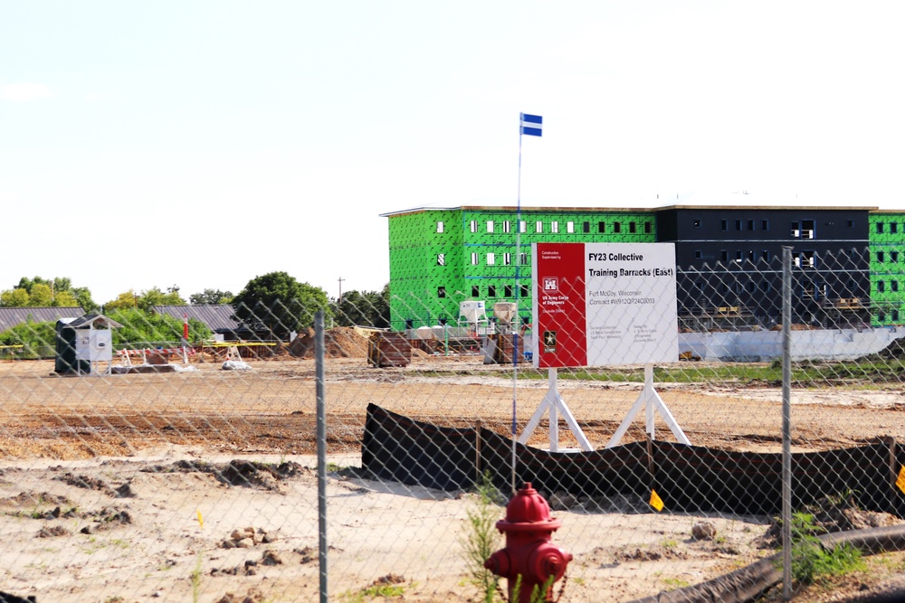 Fiscal year 2023-funded barracks project rolls into August at 3 percent complete; work continues steadily